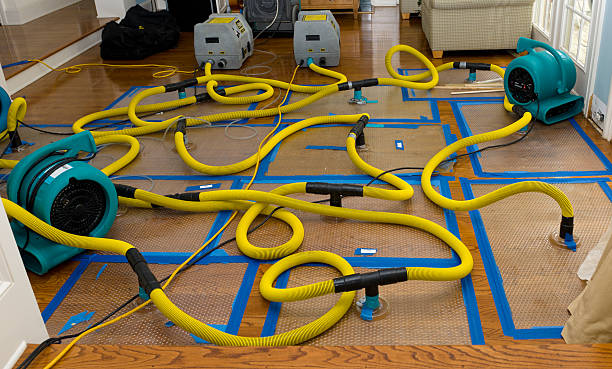 Professional Burst Pipe Water Damage technician working in Paramus, NJ